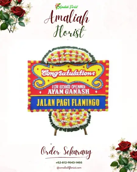 Sewa Papan Bunga Kepandean